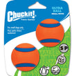 Chuckit! Ultra Ball Dog Toy Blue/Orange 1ea/2 pk, SM