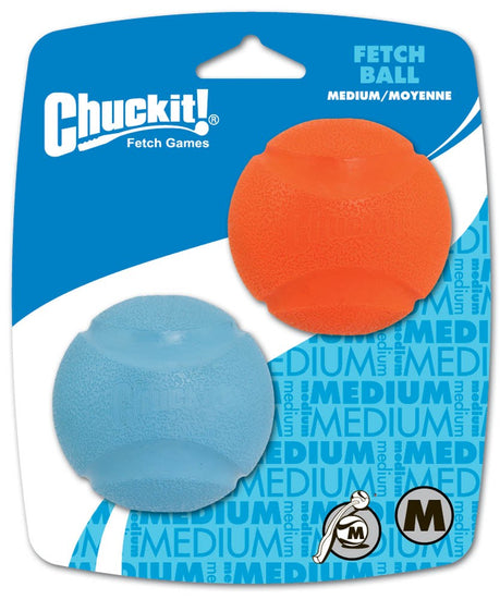 Chuckit! Fetch Ball Dog Toy Assorted 1ea/2 pk, MD for your Pet Dog with Pet Store X.