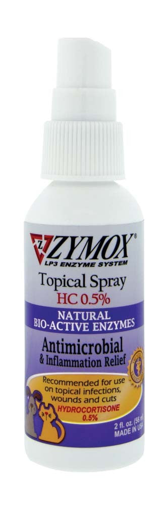 Zymox Topical Spray 0.5% Hydrocortisone 1ea/2 fl oz