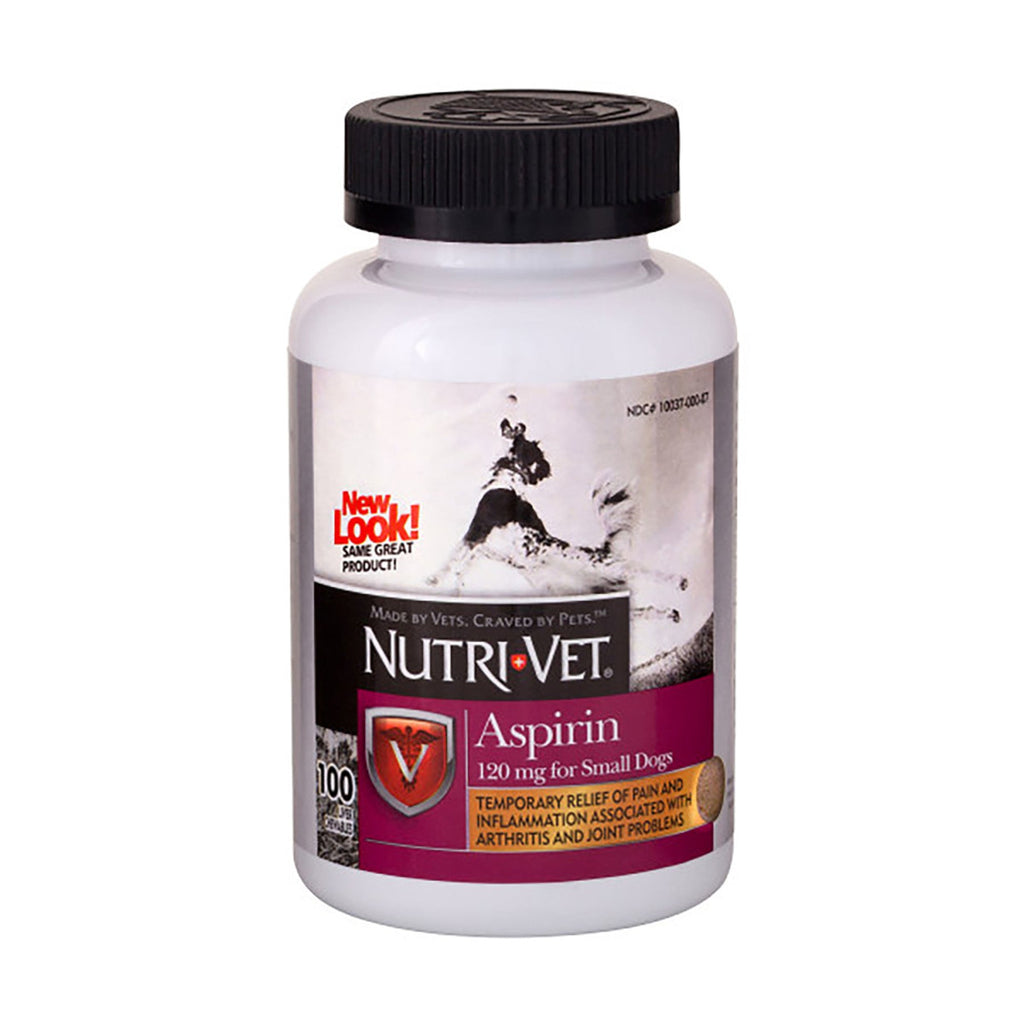 Nutri-Vet K9 Aspirin Liver Chewables Small Dogs 1ea/100 ct for your Pet Dog with Pet Store X.