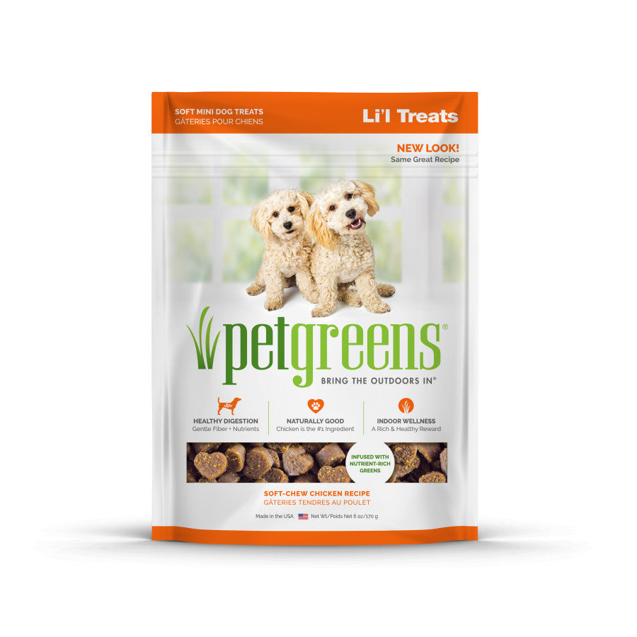 Pet Greens Li'l Treats Soft Mini Dog Treats Chicken 1ea/6 oz