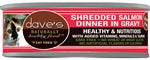 Daves Naturally Healthy Shredded Salmon In Gravy 5.5oz. (Case of 24)