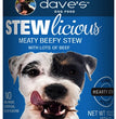 Daves Stewlicious Meaty Beefy Stew 132oz (Case of 12) for your Pet Dog with Pet Store X!