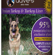 Dave's Pet Food Dog 95% Premium Meats Turkey And Turkey Liver 125oz (Case of 12) for your Pet Dog with Pet Store X!