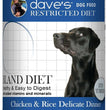 Dave's Pet Dog Restricted Diet Bland  Chicken And Rice 132oz (Case of 12) for your Pet Dog with Pet Store X!