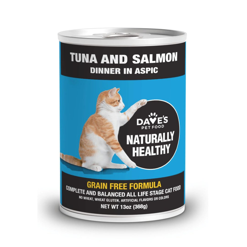 Dave'S Pet Food Cat Naturally Healthy Grain Free Tuna Salmon 12/13Oz for your Pet Cat with Pet Store X!