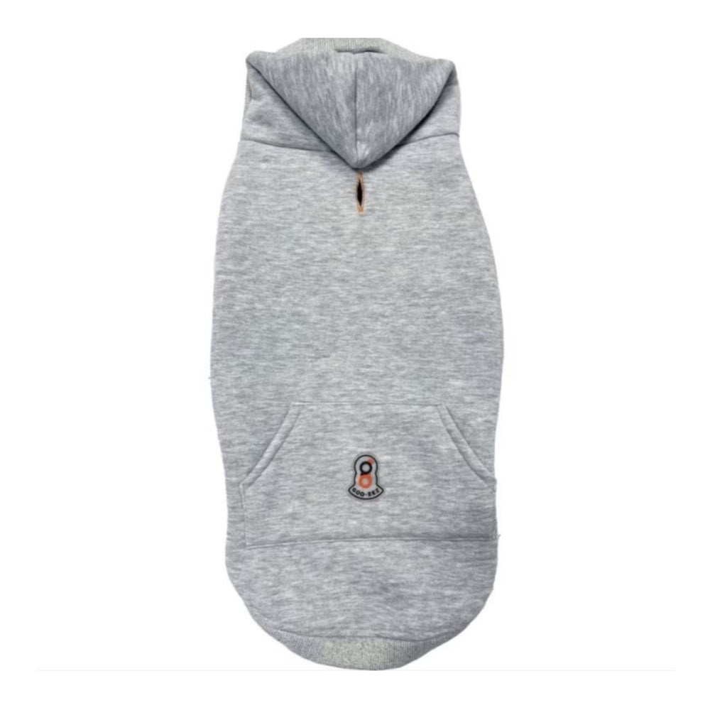 Goo-Eez Kangaroo Fleece Hoodie Gray Small for your Pet Dog with Pet Store X.