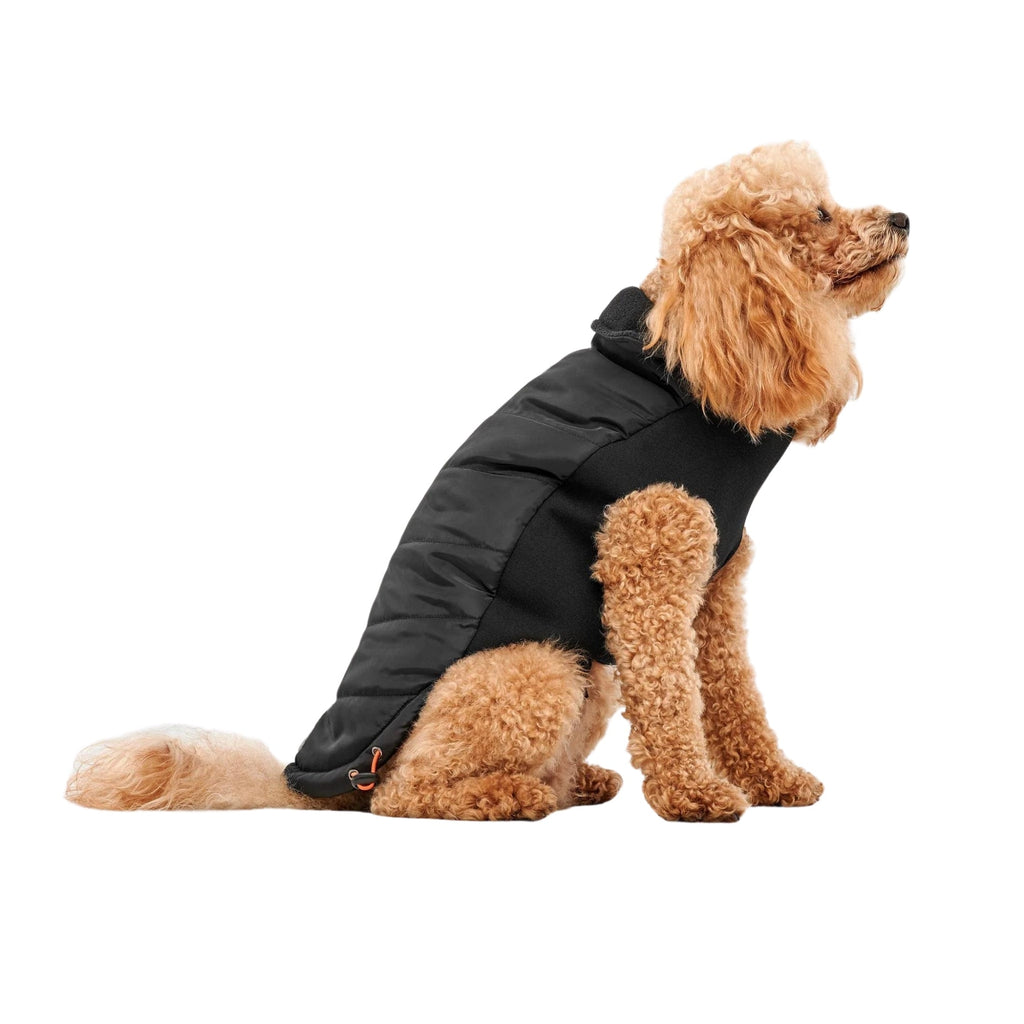 Goo-Eez Mock Neck Signature Dog Jacket Black XSmall