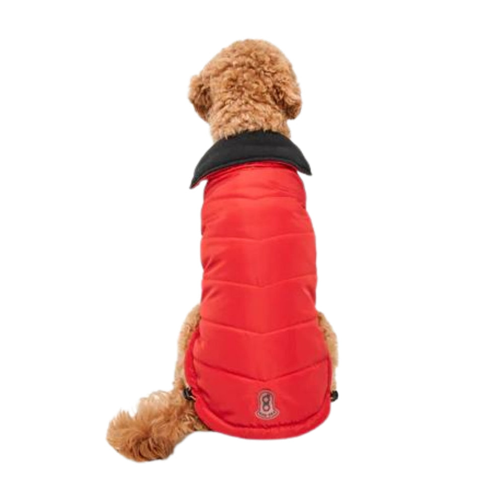 Goo-Eez Mock Neck Signature Dog Jacket Red/Black XXSmall