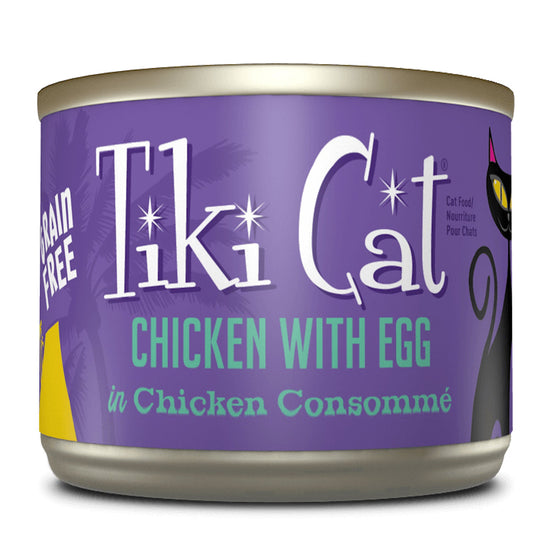 Tiki Pets Cat Luau Kool Chicken Egg 6oz (Case of 8) for your Pet Cat with Pet Store X!