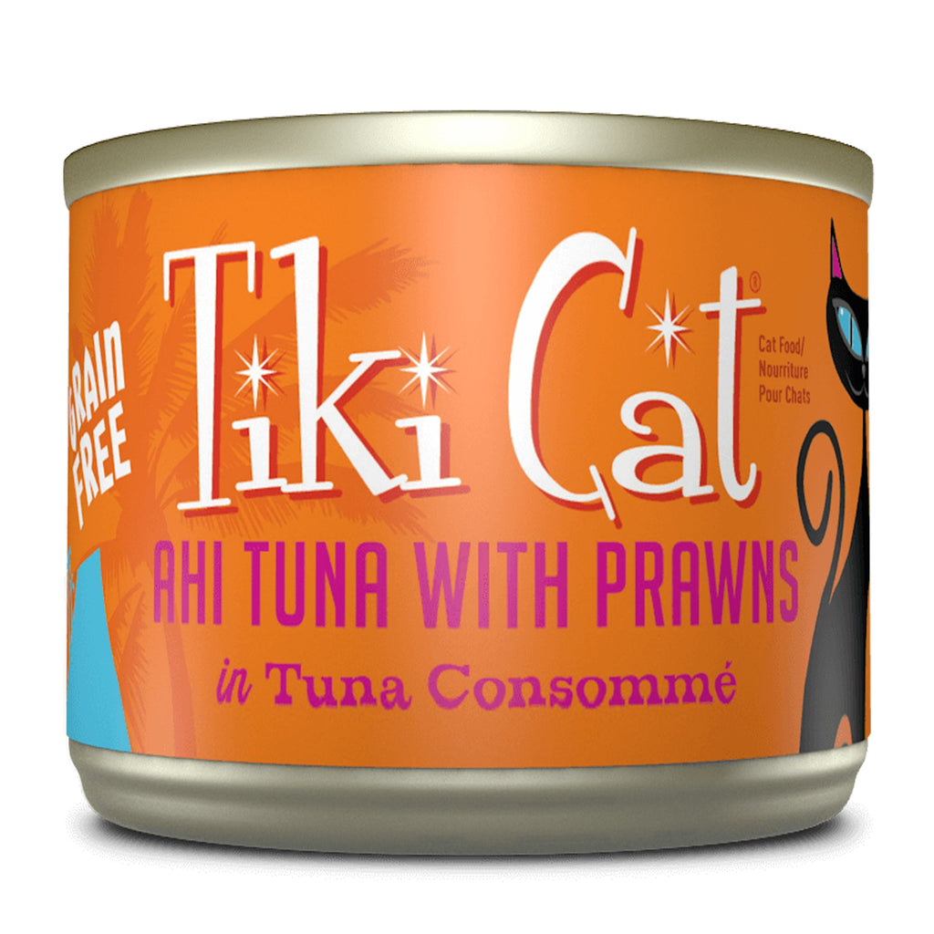 Tiki Pets Cat Manana Grill Ahi Tuna & Prawns in Broth 6oz (Case of 8) for your Pet Cat with Pet Store X!