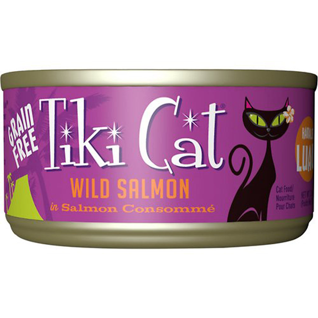 Tiki Pets Cat Hanalei Luau Salmon 28oz (Case of 12) for your Pet Cat with Pet Store X!