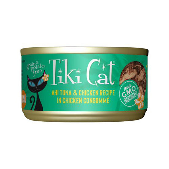 Tiki Pets Cat Hookena Luau Tuna and Chicken 28oz (Case of 12) for your Pet Cat with Pet Store X!