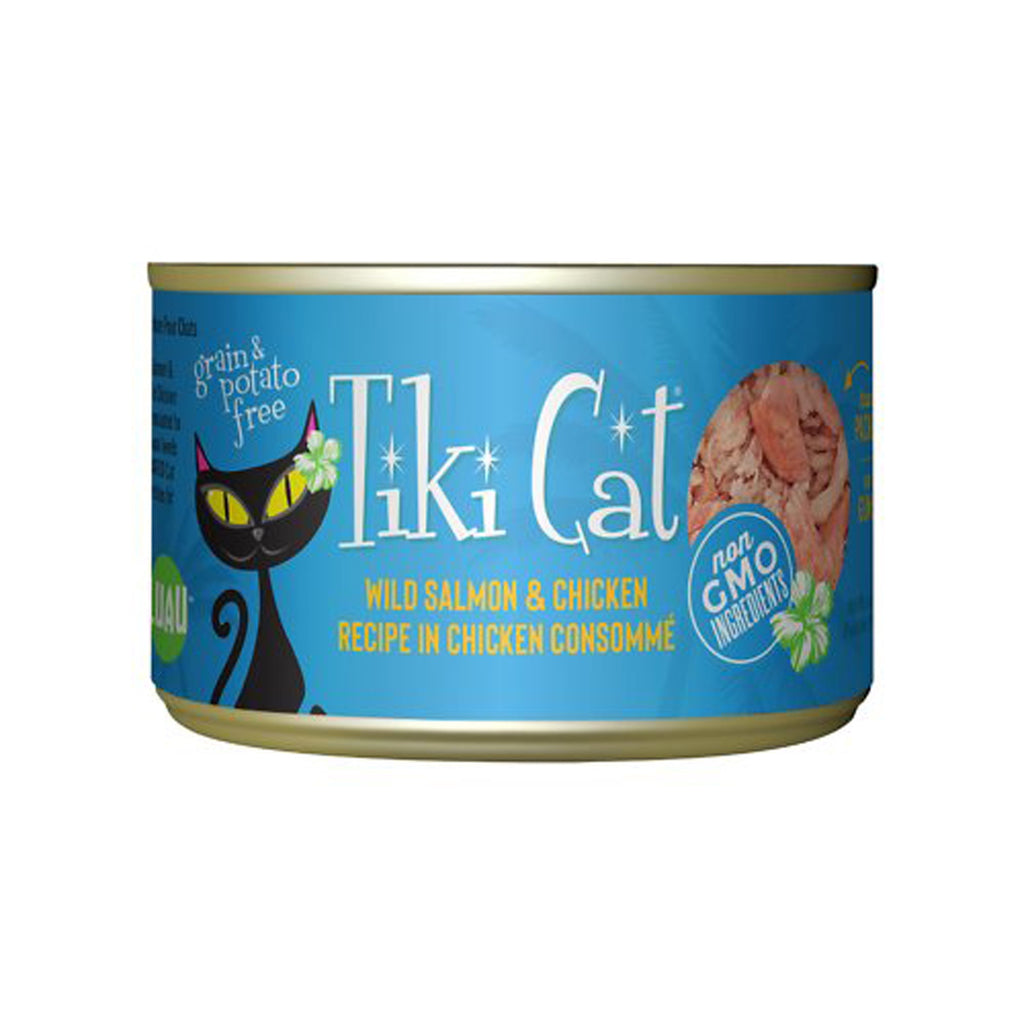 Tiki Pets Cat Napili Luau Salmon and Chicken 6oz. (Case of 8)