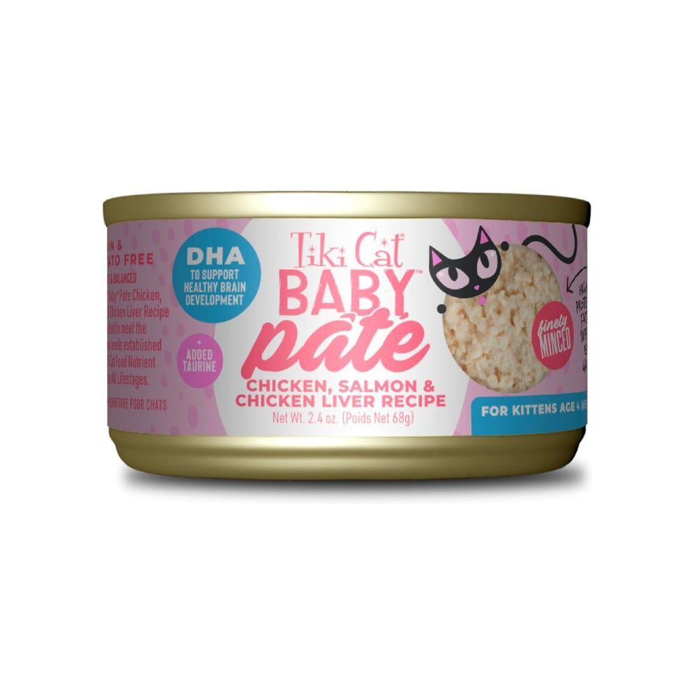 Tiki Pet Cat Pate Kitten Chicken Salmon 24Oz (12 per unit) for your Pet Cat with Pet Store X!