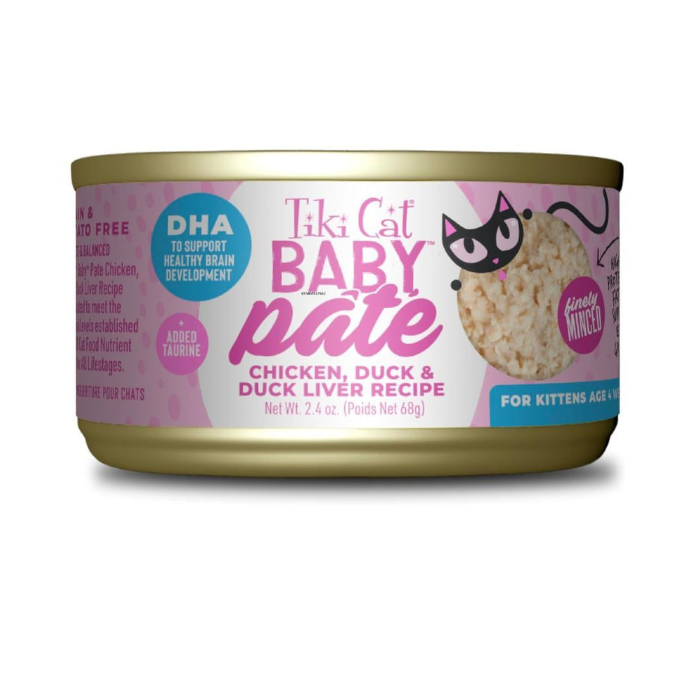 Tiki Pet Cat Pate Kitten Chicken Duck 24Oz (12 per unit) for your Pet Cat with Pet Store X!