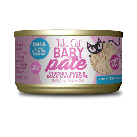 Tiki Pet Cat Pate Kitten Chicken Duck 24Oz (12 per unit) for your Pet Cat with Pet Store X!