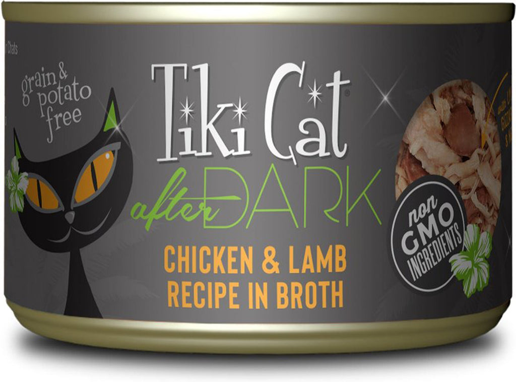 Tiki Pets Cat After Dark Chicken Lamb 55oz (Case of 8) for your Pet Cat with Pet Store X!