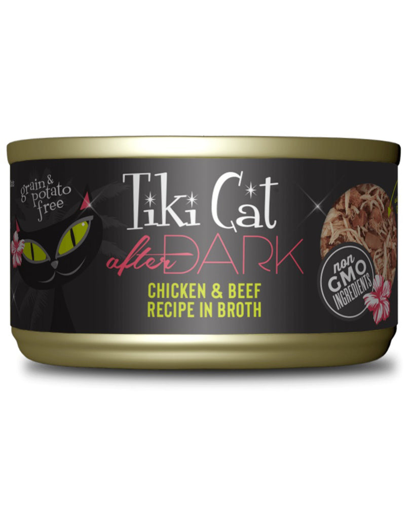 Tiki Pets Cat After Dark Chicken Beef 28oz (Case of 12) for your Pet Cat with Pet Store X!