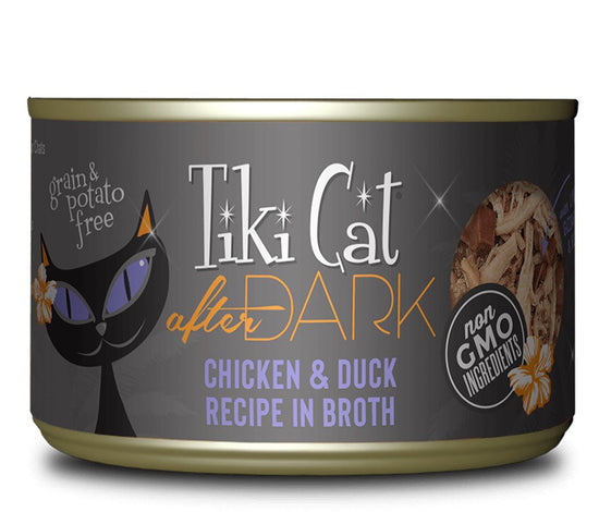 Tiki Pets Cat After Dark Chicken and Duck 55oz (Case of 8) for your Pet Cat with Pet Store X!