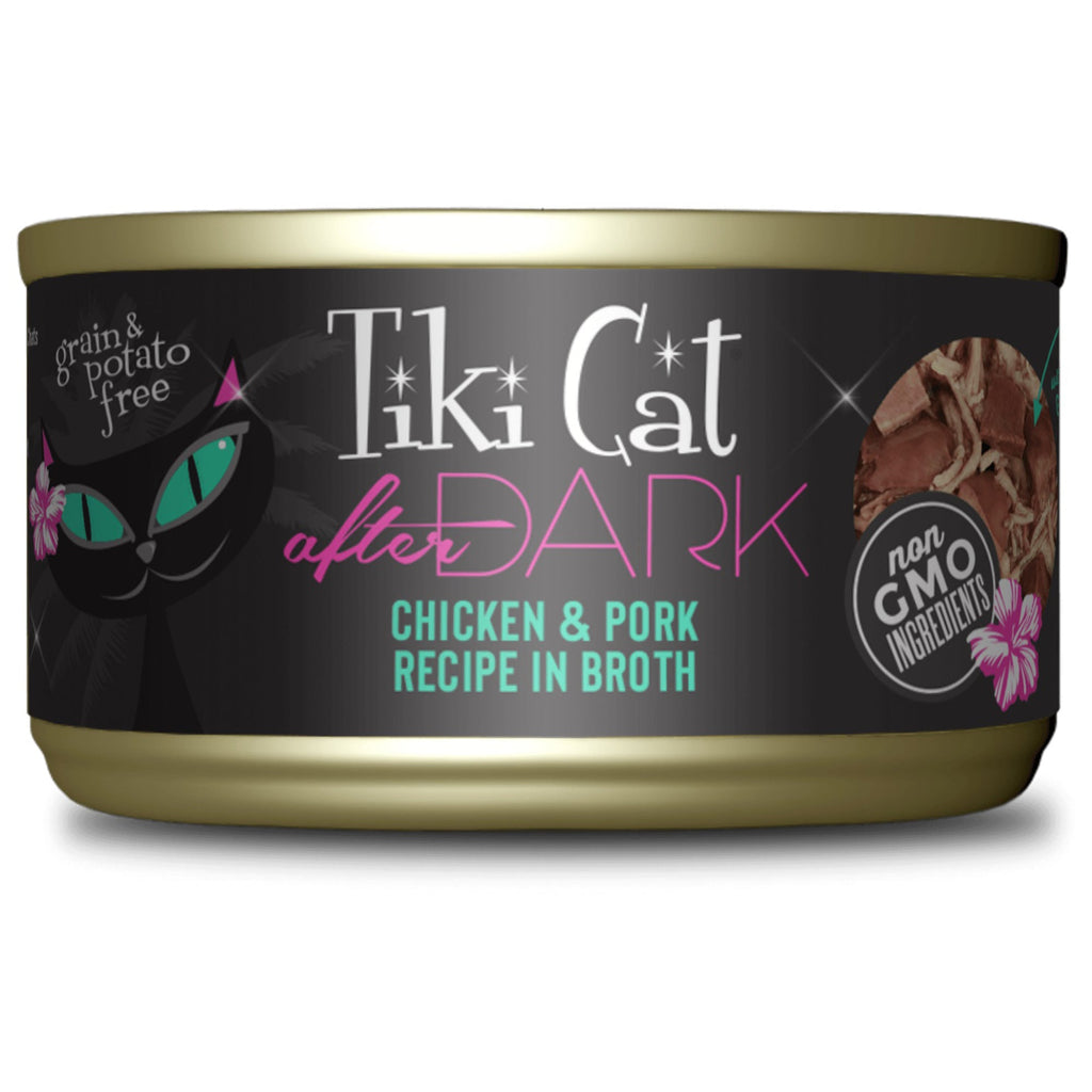 Tiki Pets Cat After Dark Chicken and Pork 28oz (Case of 12) for your Pet Cat with Pet Store X!