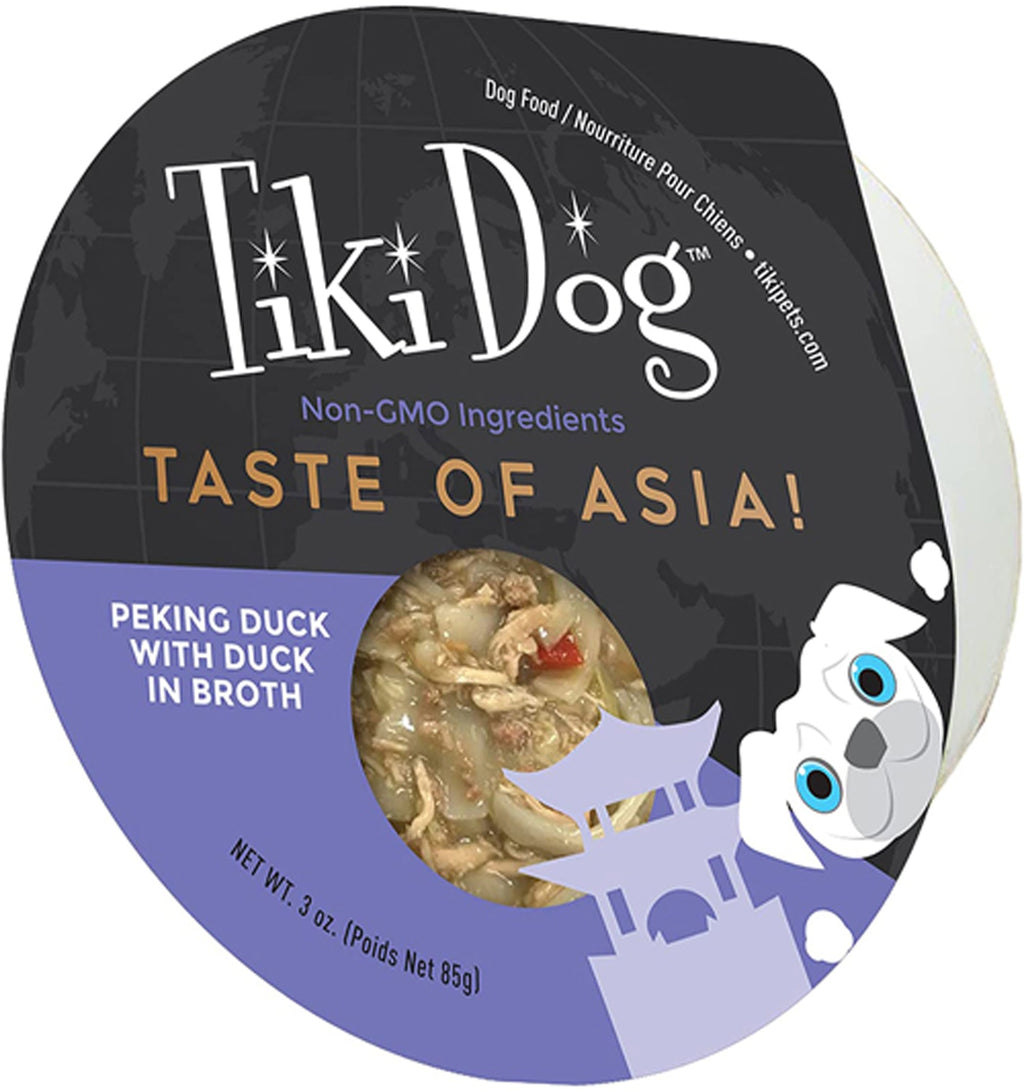 Tiki Pets Dog Gourmet Asia Chicken 3oz (Case of 4) for your Pet Dog with Pet Store X!