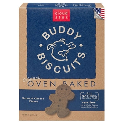 Cloud Star Buddy Biscuits Bacon-Cheese 16oz for your Pet Dog with Pet Store X!