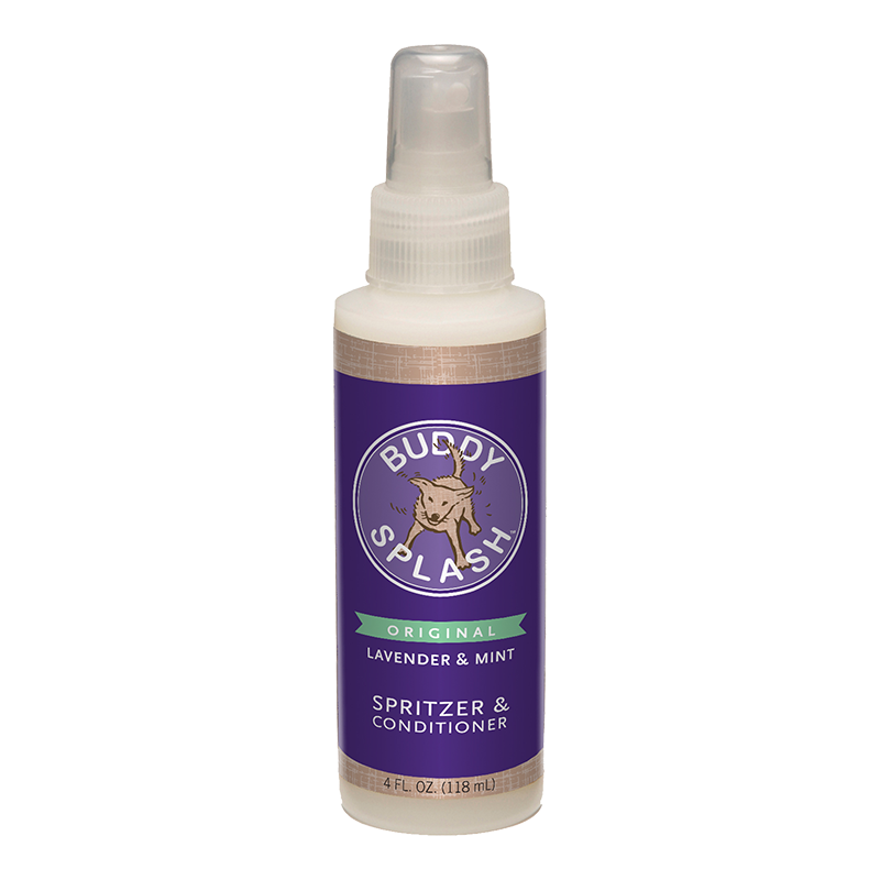 Cloud Star Buddy Splash Original Lavender and Mint Dog Spritzer and Conditioner; 4oz Spray for your Pet Dog with Pet Store X.