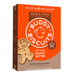 Cloud Star Grain-Free Oven Baked Buddy Biscuits With Homestyle Peanut Butter Dog Treats; 14oz. Box