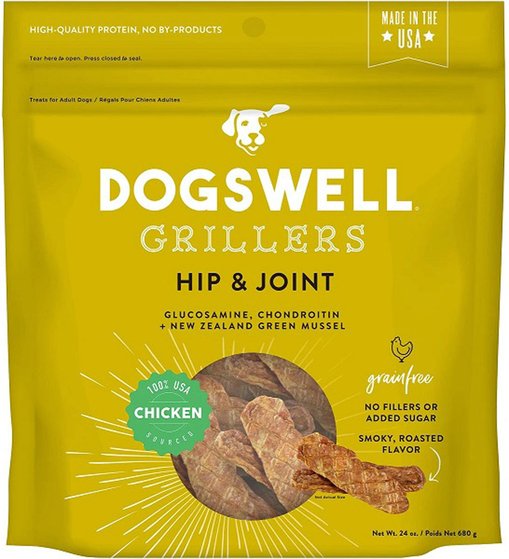 Dogswell Hip & Joint Grillers Grain-Free Dog Treats Chicken 1ea/24 oz for your Pet Dog with Pet Store X!