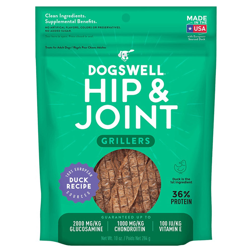 Dogswell Hip & Joint Grillers Grain-Free Dog Treats Duck 1ea/10 oz for your Pet Dog with Pet Store X!