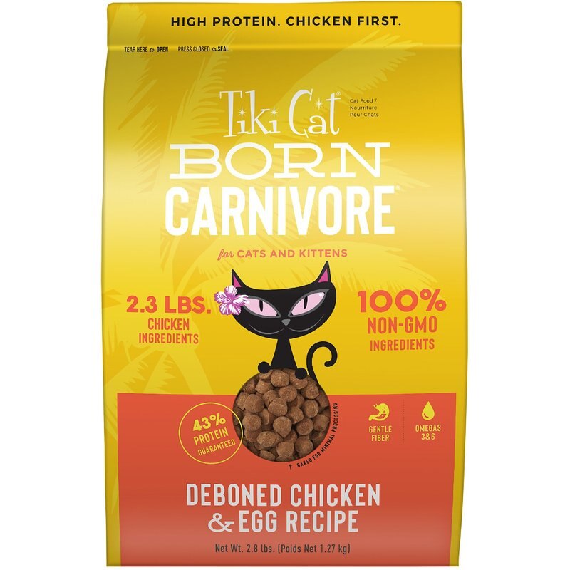 Tiki Pet Cat Carnivore Grain Free Chicken and Egg 2.8lbs.