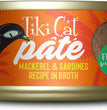 Tiki Pets Cat Grill Mackerel and Sardines Pate 2.8oz. (Case of 12)