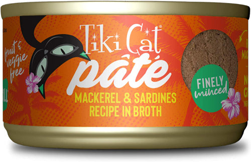 Tiki Pets Cat Grill Mackerel and Sardines Pate 28oz (Case of 12) for your Pet Cat with Pet Store X!