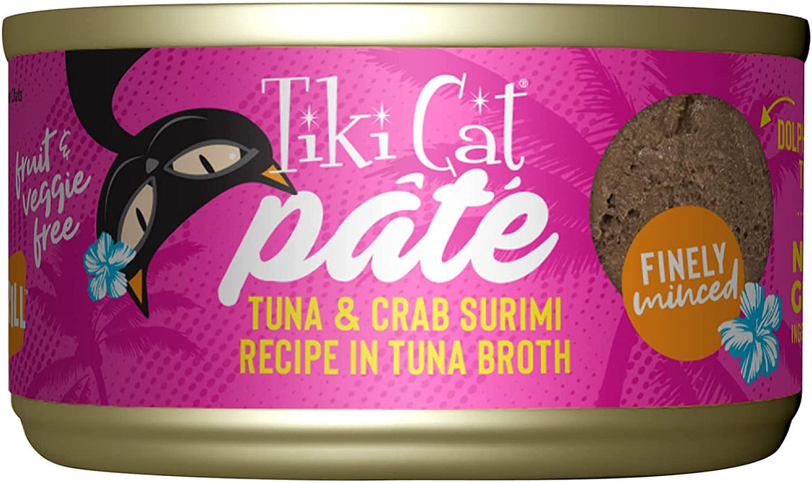 Tiki Pets Cat Grill Tuna and Crab Surimi Pate 28oz (Case of 12) for your Pet Cat with Pet Store X!