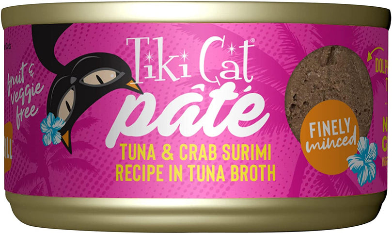 Tiki Pets Cat Grill Tuna and Crab Surimi Pate 28oz (Case of 12) for your Pet Cat with Pet Store X!