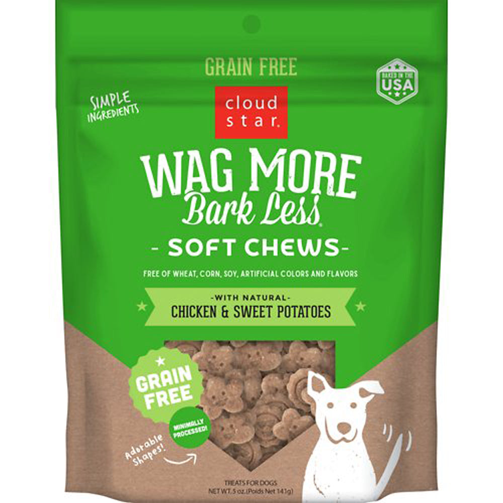 Cloudstar WAGMORE DOG GRAIN FREE SOFT and CHEWY CHICKEN 5OZ for your Pet Dog with Pet Store X!