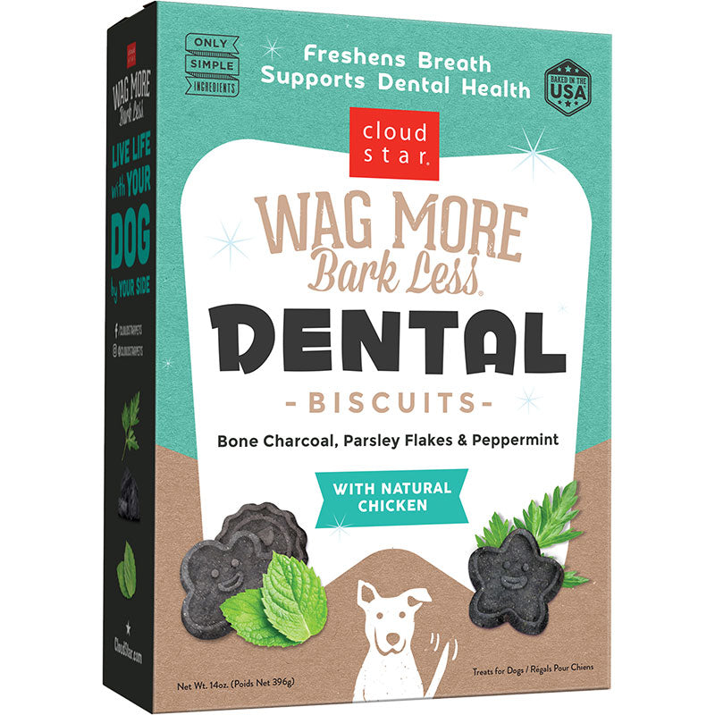 Cloud Star Dog Dental Chicken Charcoal 14oz.