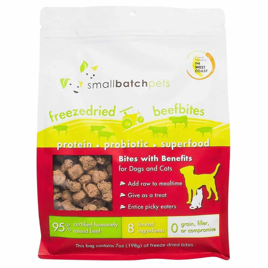 Small Batch Freeze Dried Beef Bites - 7oz for your Pet Dog with Pet Store X!