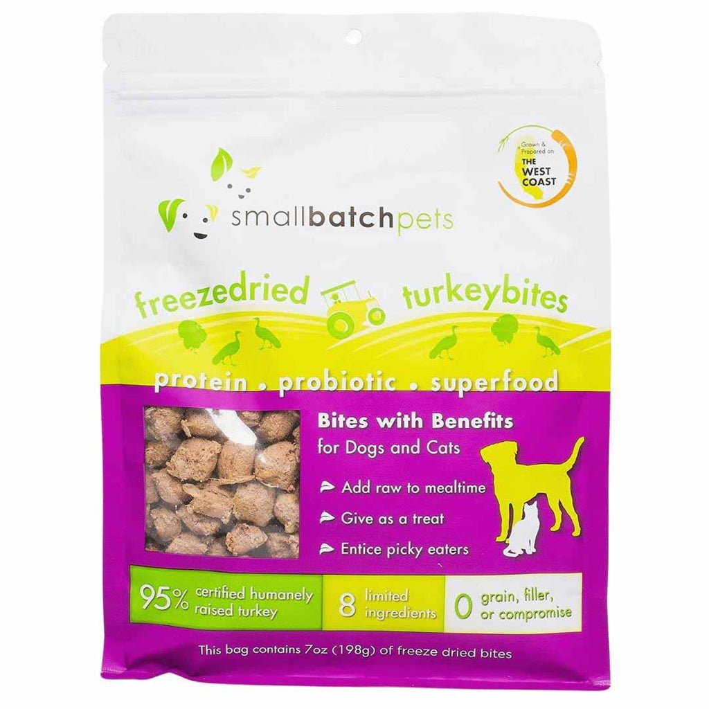 Small Batch Freeze Dried Turkey Bites - 7oz.