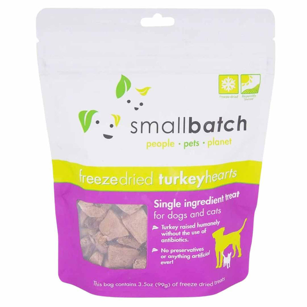 Small Batch Freeze Dried Turkey Hearts - 3.5oz.