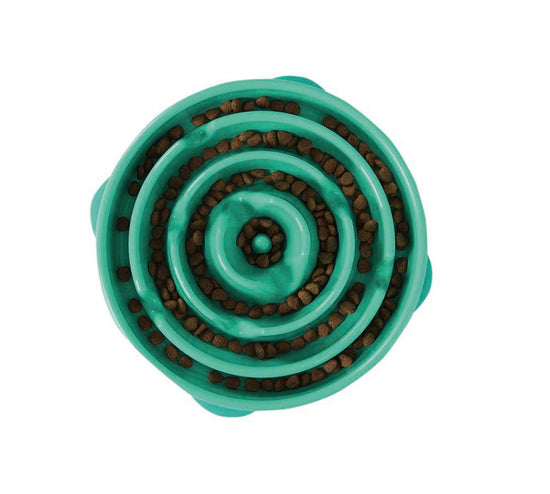 Outward Hound Fun Feeder Slo-Dog Bowl Turquoise 1ea/LG for your Pet Dog with Pet Store X.