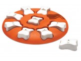 Nina Ottosson Smart Interactive Dog Toy Orange, White 1ea/10.63 in