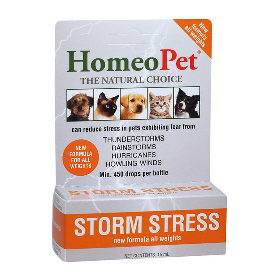 HomeoPet Storm Stress 1ea/15 ml for your Pet Dog with Pet Store X.