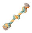 Snugarooz Get'N Knotty Rope Tug Blue/Orange 22in.