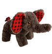 Snugarooz Eli The Elephant Gray/Plaid 8in.