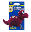 Petsport USA NaturFlex Dinosaur Latex Dog Toy Brontosaurus, 4ea/4 in, Tiny Tot for your Pet Dog with Pet Store X.