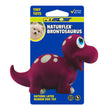 Petsport USA NaturFlex Dinosaur Latex Dog Toy Brontosaurus, 4ea/4 in, Tiny Tot