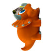 Petsport USA NaturFlex Dinosaur Latex Dog Toy Triceratops, 1ea/8 in, Large for your Pet Dog with Pet Store X.