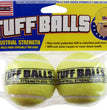 Petsport USA Tuff Ball Dog toy Yellow 1ea/2 pk, 25 in for your Pet Dog with Pet Store X.